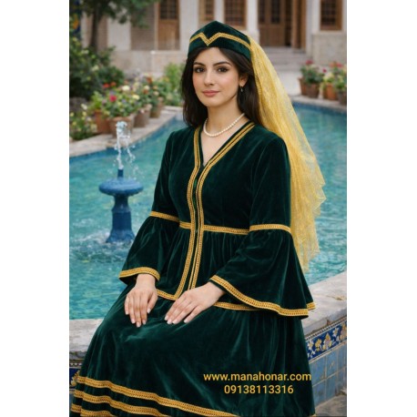 لباس قاجاری گیسو