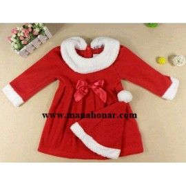 لباس بابانوئل دختران1